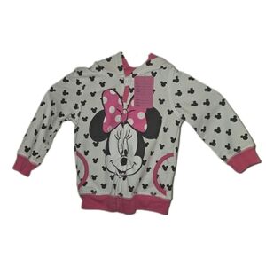 Minnie Mouse Toddler Zip Up Hoodie 2T
